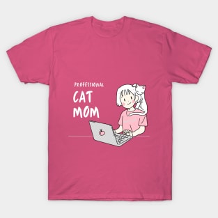 Professional Cat Mom T-Shirt